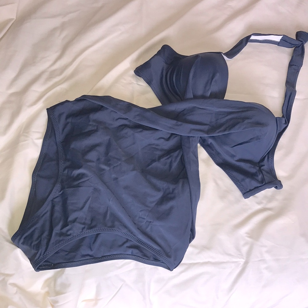 Cupshe M blue swimsuit